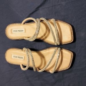 Steve Madden Starie Rhinestone saldals Size 10